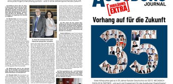 Der Bericht zum 35-jährigen Jubiläum unserer Kanzlei im Augsburg Journal