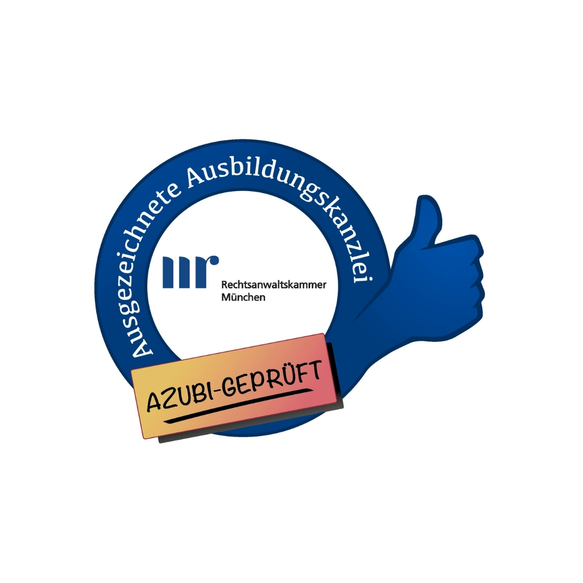 Azubi Geprüft Logo Blau Mit Logo Klein